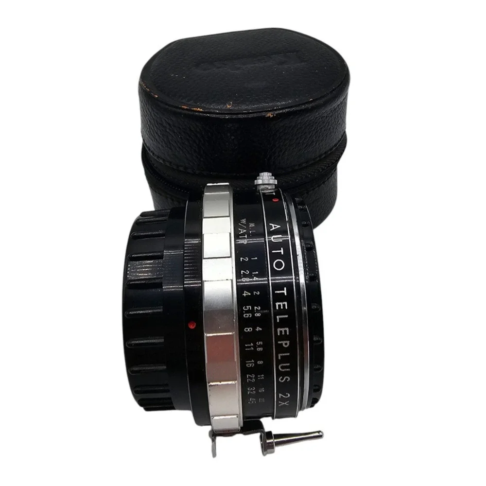 Kenko NT Auto Teleplus 2X Converter for Nikon with leather case and end caps